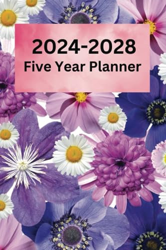 Five Year Planner 2024-2028: A5 Month to view diary. Paperback Jan24-Dec28