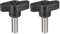 QUARKZMAN 2 Pcs Tornillo de Sujeción con Mango, M8 x 25mm de Acero Inoxidable 304 en Forma de T Tornillos de Pulgar con Mango para Reemplazo Rápido de Perilla de Apriete Manual