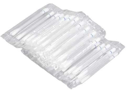 100pcs Saline Swabs, Gentle Nasal Cleaning, Soft and Sturdy, Belly Cleaner Dual Ended Disposable Saline Cotton Swabs