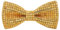 HOULIFE Strass-Fliegen für Herren Diamant-Fliege vorgebunden Pailletten-Fliege verstellbare Kristallfliegen für Hochzeit Party Bankett, Golden