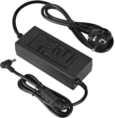 12V 8A Netzteil Adapter, AC 100V ~ 240V bis DC 12V 8A 96W Spannungswandler LED Trafo Transformator Stromversorgung 5,5 mm x 2,5/2,1 mm Stecker für LED Streifen CCTV Kameras 3D Drucker EU Stecker
