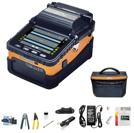 Signal fire Soudeuse Fibre Optique AI-5，alignement de fibre épissureur de noyau avec grande capacité de batterie 5200mAh pour fibre SM&MM
