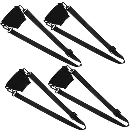 MAGICLULU 4sets Wine Glass Insulator Cup Carrier Hand Strap Adjustable Neck Belt for Festivals Outdoor Events