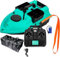 DYJD GPS-Smart-RC Wireless-Köder-Boot 2kg Laden automatischer Vorschub Return Fernbedienung 500M Entfernung Angel Nest Boot (Blue)