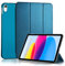 4UBonLife Funda para iPad (A16) 11ª Generación 2025 11 Pulgadas, iPad 10ª Generación 10,9 Pulgadas 2022, Cover Protectora, Carcasa Delgada Ligera con Cubierta Trasera Rígida Translúcida, Azul Pavoreal
