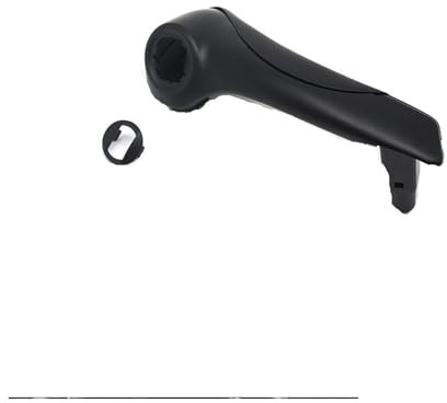 NVDERTA Kit de poignée de Porte intérieure Avant Gauche Droite Compatible avec Clio 3, Compatible avec Renault 2005-2009 8200815900 8200815918(Left with Cover)