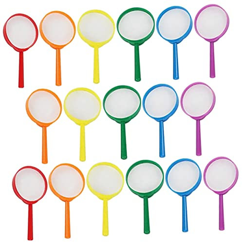 POPETPOP 18stücke Teiliges Bunte Handlupe Für Mädchen Vergrößerungsglas Für Naturerkundung Und Lernspielzeug Spielzeug Für Jungen Und Mädchen