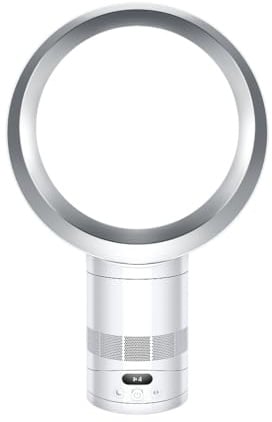 Dyson Cool™ CF1 Ventilatore da Tavolo Senza Pale, Bianco e Argento