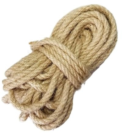 Ficelle Jute Corde de Jute 1 à 10 mm, Ficelle for macramé, décoration Faite Main(6mm)