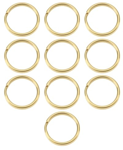 VGOL 10pcs Brass Camera Strap Rings 15mm Outer Diameter Compatible with Leica M Compatible with Fujifilm X Strap Accessories