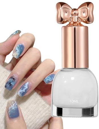 Tyinerc Gel de uñas | Pinturas estéticas de acuarela de 10 ml - Herramientas de belleza de uñas de gel ondulado - Para mujeres, niñas, adultos, principiantes, expertos, citas, bodas, hogar
