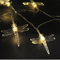 LightsGo 100 LED 10m Solar Powered Fairy Lights with Dragonfly Accessory Perfect for Summer and Spring Holidays Garden Decorating, Weddings, Outdoor Parties (Warm White)