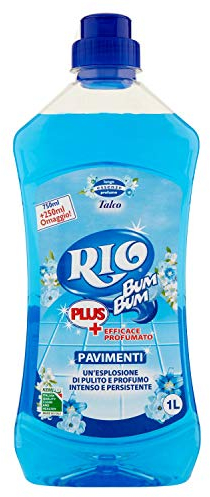 RIO Bum Bum Plus Pavimenti Profumo di Talco, 750ml