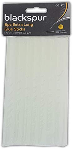 Blackspur PACK OF 8 Extra Long 11mm x 150mm GLUE STICKS