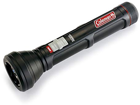 Coleman Taschenlampe BatteryGuard 750 Lumen, CREE LED, extrem hell, für Indoor und Outdoor Einsatz, inklusive 6 x AA Batterien, Schwarz