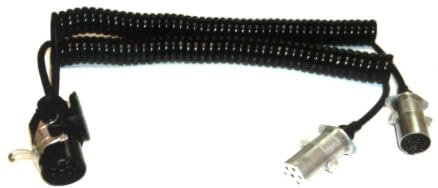 Effebi Adaptateur bispirale avec fiche 15 Broches et Prises à 7 pôles N + S