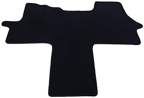 Mertex Automatte Autoteppich kompatibel mit Ducato Jumper II Boxer II 250 seit Bj. 2006 Premium schwarz 1614-P-S (anthrazit, Fahrerhausteppich)