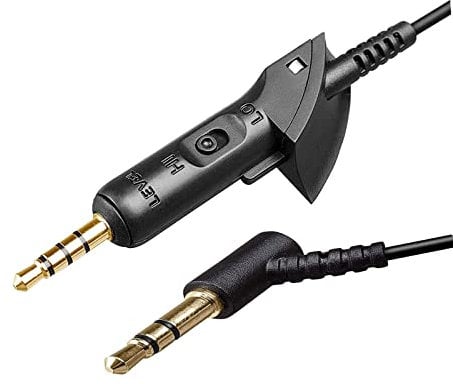 QC15 Replacement Audio Cable Cord Line Compatible with Bose QC15 QuietComfort 15 QC2 Headphones