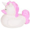 MIK funshopping Canard de bain couineur pour baignoire (canard licorne blanc/rose)