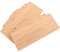 Milisten 2Pcs Unfinished Blank Sign DIY Rustic Bamboo Wood Sign Decorative Rectangle Hanging Plaque for DIY Craft Pyrography Painting Writing Thanksgiving Christmas Party Decorations