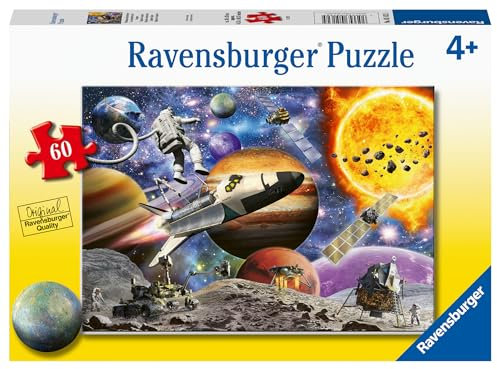 Ravensburger Explore Space 60 Piece Jigsaw Puzzle for Kids Age 4 Years Up - Educational Toddler Toys & Games