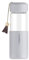 Bouteille Fitness Gourde Verre Boissons pour Sportifs Bouteilles Bouteille en Verre pour Les Boissons et Jus Mignon Bouteille d'eau Gray,350ml