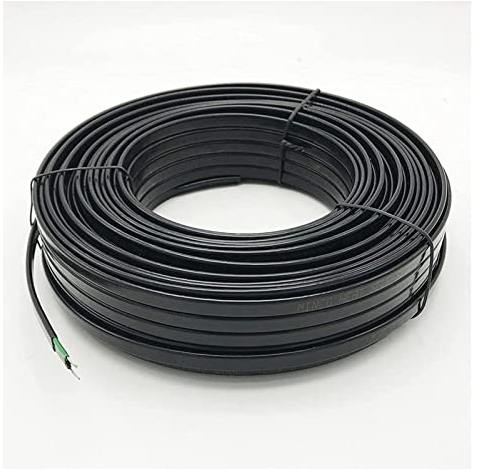 BOYUYO Frostschutz Heizkabel Selbstregulierendes Wärmekabel,für Dachrinnen|Wasserleitungen|einem Dachfenster|gewächshaus|palmen|220V～230V (Color : Ø12mm-30W/m, Size : 50m)