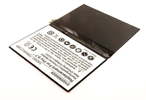 Akkuversum Akku kompatibel mit Apple iPad Pro 9.7 Wi-Fi, Notebook/Netbook/Tablet Li-Pol Batterie