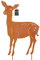 KOTARBAU® Gartendekoration Rostfiguren 77cm REH Weihnachtsdeko Garten Ecorost Gartenstecker Weihnachten Gartenfiguren & Gartenstatuen Roststecker Gartendeko für Draußen Edelrost