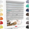 Schuette® Rollo ohne Bohren & mit Bohren 2in1 ● Tag & Nacht Doppelrollo Kollektion: Cloudy Day (Grau) ● 120 x 150 cm (Breite x Höhe) ● Suprafix Klemmrollo = Klemmfix 2.0 ● 60s Montage mit Video