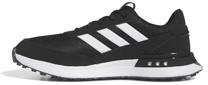 adidas Women's S2G Spikeless 24 Golf Shoes, Core Black/Footwear White/Silver Metallic, 5.5