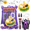 TOPJOWGA Maquillaje de Halloween Kit de Pintura Cuerpo, Pinturas Cara para Niños, Pintura Corporal y Facial, Dientes de Vampiro, Maquillaje para Cuerpo para Halloween, Carnaval, Maquillaje Facial (A)