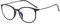 Suertree Blaulichtfilter Distanz Brille Leichte Kurzsichtige Brille Mode Myopia Brillen TR90 für Damen Herren Schwarz -2.5 Dioptrien