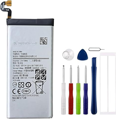 SwarKing Batterie EB-BG930ABE compatible avec Samsung Galaxy S7 SM-G930F, SM-G930A, SM-G930P, SM-G930V, SM-G930T, SM-G930R, SM-G930F, SM-G930FD avec kit d'outils