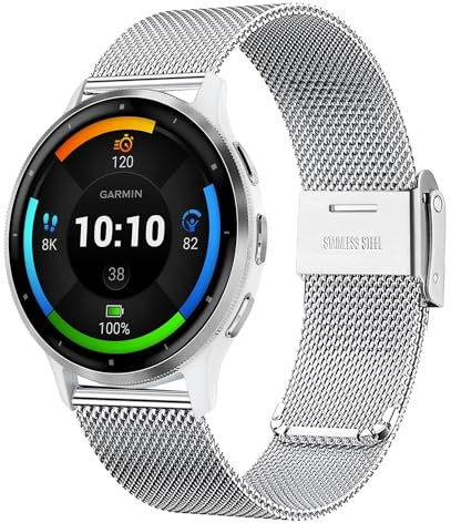 VELULYX metallo in cinturino per Garmin Venu 2/Venu 3, in acciaio inox da 22 mm per Garmin Vivoactive 4, Forerunner 265, Forerunner 255/255 Music, Forerunner 745, Primo Vendicatore, Darth Vader