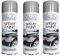 PEBBLE HUG All Purpose Spray Paint, Grey Primer Aerosol Paint, Ideal and Perfect Finish for Cars, Bikes, Vans, Metal and Wood, Quick Drying, 250ml (3 Pcs)