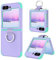 BENTOBEN Coque Samsung Galaxy Z Flip 6 5G Étui de Protection Flip6 Robuste Antichoc 2 en 1 avec Anneau,Housse Fille Femme Garçon Homme Cover Coque Samsung Z Flip6 6,7, Violet/Menthe