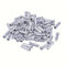 40PCS Bike Cable End Crimps, Silver Bike Brake Cable Caps for Bike Shift Alloy, Bicycle Brake Cables End Caps