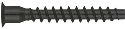 INDEX A PERFECT FIXING BZTREPV0550 Tornillo de ensamblar para Madera, Negro, Ø5 x 50