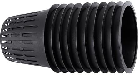 Cornesty 10 Stück Heavy Duty Mesh Pot Net Cup Hydroponic Plant Grow Clone Gardening für Zimmerpflanzen (Schwarz)
