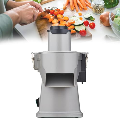 GESAIDES 4 In 1 Electric Vegetable Slicer and Chopper Potato Cutter Veggie Carrot Shredder for Dicing Onion Automatic Electric Grater Dicer Machine