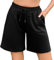 Litherday Pantaloncini Sportivi Donna Estivi Shorts Casual Donna Vita Alta con Tasche Pantaloni Corti Shorts Palestra Donna