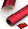 Mbsomnus Geschenkpapier Rot 1200 cm x 43 cm Wrapping Paper Geschenk Papier Geschenkpapier Hochzeit für Geschenkverpackungen Geburtstag Hochzeit Bastelarbeiten Weihnachten Festliche Dekorationen