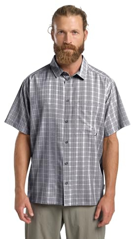 Jack Wolfskin Herren Meseta Shirt Hemd, Check Stark White, XL EU