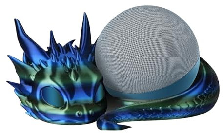 Speaker Holder Base, Dragon Shaped, Stand for Speakers, Printed Bracket Display, 8.07x7.52x3.7in, Desk Shelf Bedroom Decor Audio Setup Figurine Ornament, Long Lasting