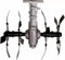 Frese Zappette per Decespugliatore a scoppio Motozappa Fresa Zappe 9 Denti 26 mm