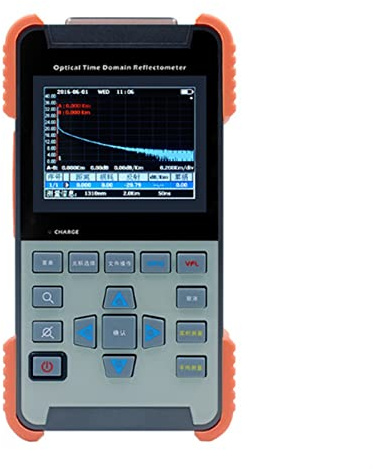 Tester per cavi di rete, Fibra ottica Fibra di fibra ottica Fibra di Breakpoint Finder Finder Ferro in fibra ottica Cavo ottico rilevamento del cavo di rilevamento del dominio ottico Riflettometro del
