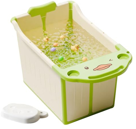 Klappbare Babybadewanne Einfache Aufbewahrung Rutschfeste Faltwanne | Praktische Ergonomische Badehilfe Für Zuhause & Unterwegs