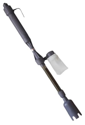 Aquarium Sauger Elektrisch Wasserwechsel für Aquarium, ABS Schwarz | Aquarium Siphon, Wasserfilter Reinigungssiphon mit Pumpe, Installieren, Höhenverstellbar