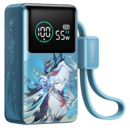 UGREEN Nexode Pro 55W Power Bank 10000mAh Caricatore Portatile (Blu Pavone)